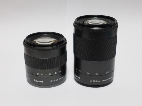 EF-M18-55mm・55-200mm セット 良品＞ Canon EOS M3 ダブルズーム