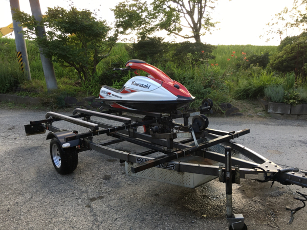 ★kawasaki★ SXR800 H19 2艇積みトレーラー付き