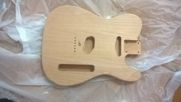 Telecaster Fender Ash Limited Body in Japan Raw ASH Made