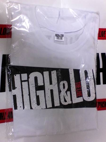 新品即決　HiGH&LOW ノースリーブツアーTシャツ　ホワイト