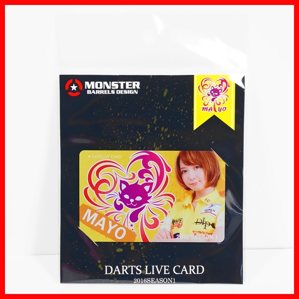 ◇新品 ダーツライブカード まよんぬ 森田真結子 2016◇ ダーツライブ