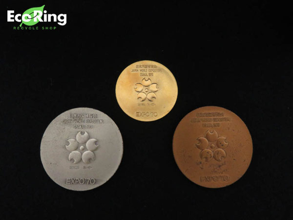 1円 EXPO’70 日本万国博覧会記念メダル 計3点セット HG704