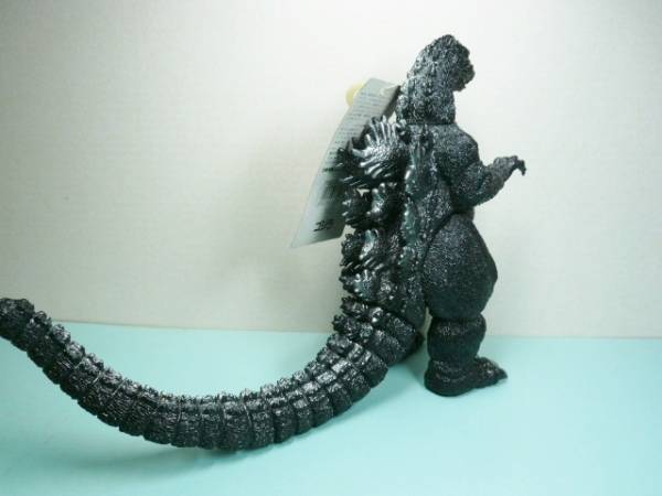 タグ付き バンダイ ギドゴジ ゴジラ ソフビ 1991 VSキングギドラ