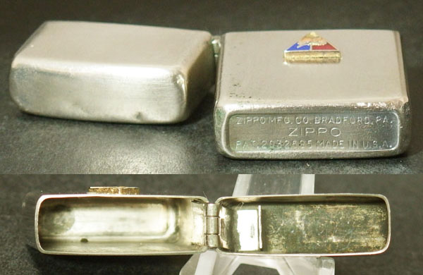 全国送料無料☆1946～47年3バレルニッケルシルバーZippoケース