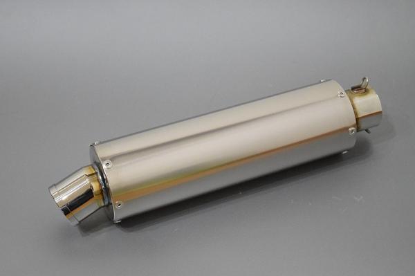 【国内生産】汎用チタンサイレンサー 90φ×300mm 2P 差込50.8