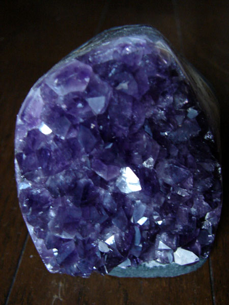 【希少形】アメジストクラスター 置物 0.8kg