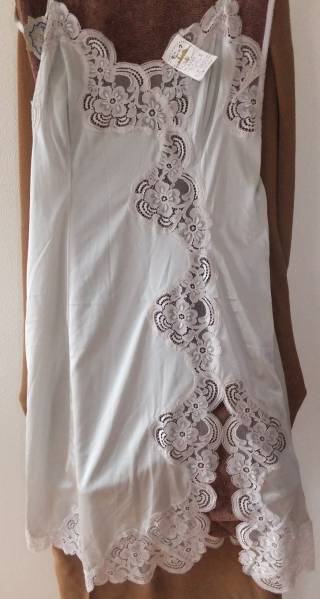 新品 レトロ スリップ 最高級フランス製リバーレース　モニック