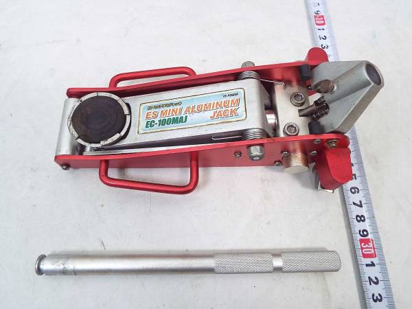 ES POWER ES 油圧 ミニ アルミ ジャッキ EC-100MAJ 中古(ジャッキ 