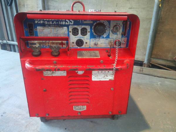 デンヨー/防音型/エンジン 発電機 溶接機 ウェルパー 鍵有 アーク溶接
