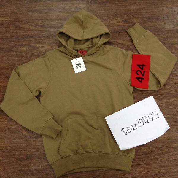 新品 424☆FourTwoFour ON FAIRFAX メンズ スウェット 珈琲