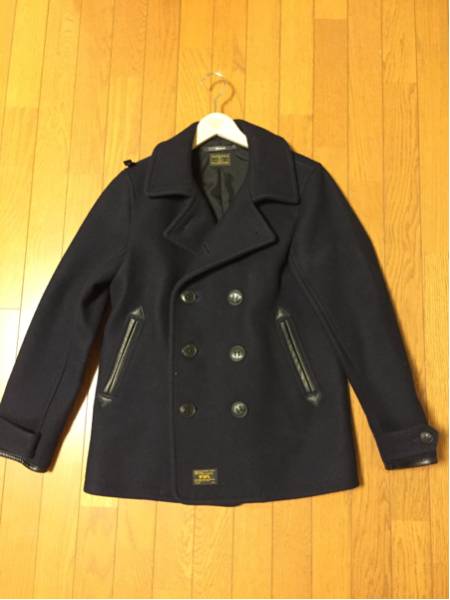 13AW WTAPS BLACK WATCH/COAT.WOOL.MELTON NAVY M
