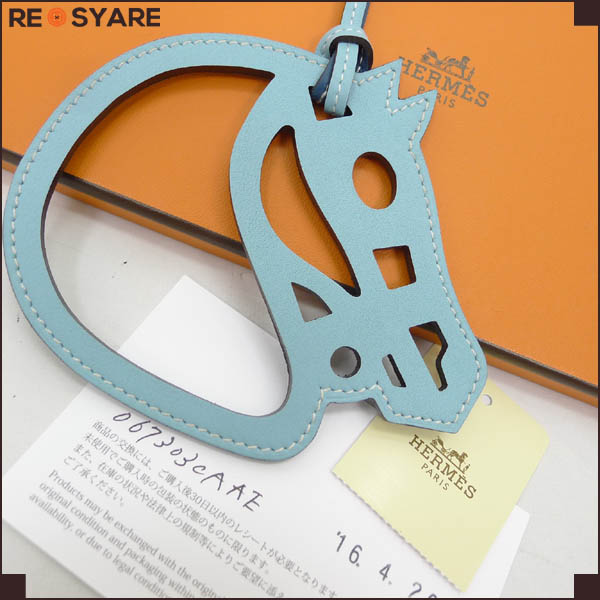 新品エルメス*2016年購入*パドックシュバル*バッグチャーム18599