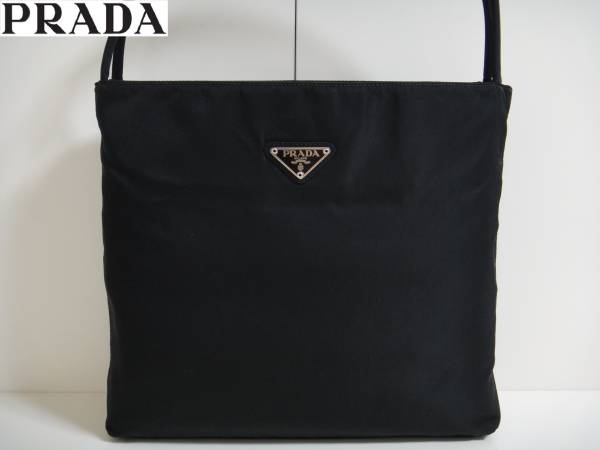 プラダ トートバッグ ナイロン PRADA ブラック - テスート 三角ロゴ