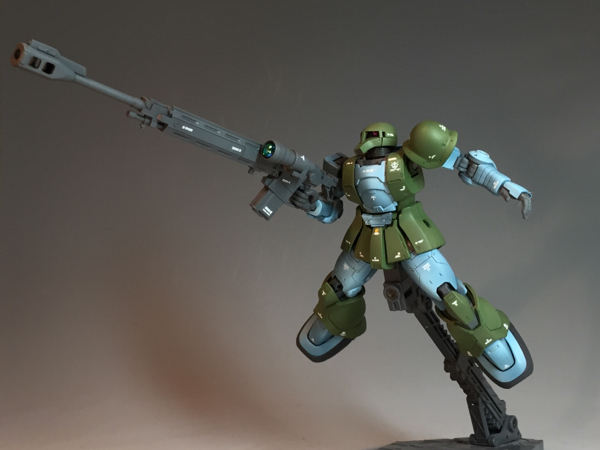 【オリジン 1/144 ザクⅠ 改修塗装完成品 アニメカラー】