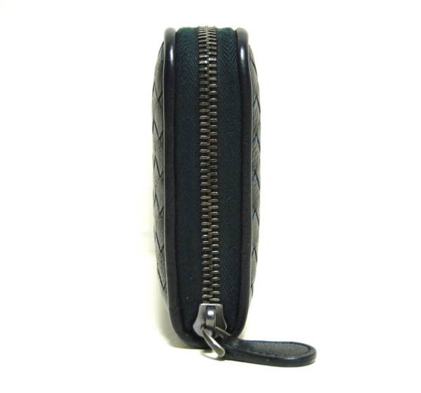 本物 1円 新同品 ボッテガ イントレ ラウンド 長財布 114076