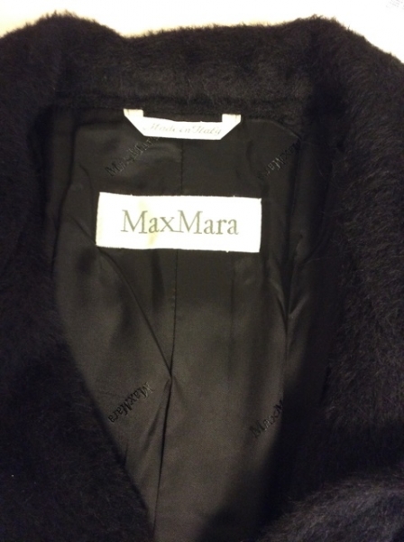マックスマーラ コート JI36 レディース 新品同様 黒 冬物