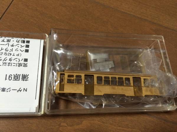 新品未組 kitcheN キッチン 蒲原鉄道 モハ91 Nゲージ車体キット 【公式