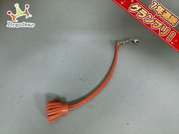 エルメス 小物 美品 カルメンチータ ライトブラウン レザー