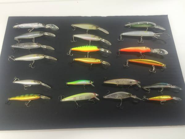 T729　有名メーカー　シャッド　ミノー　20個セット