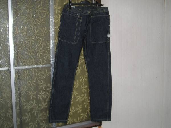 美品★ササフラス フォールリーフパンツ デニム Mサイズ★