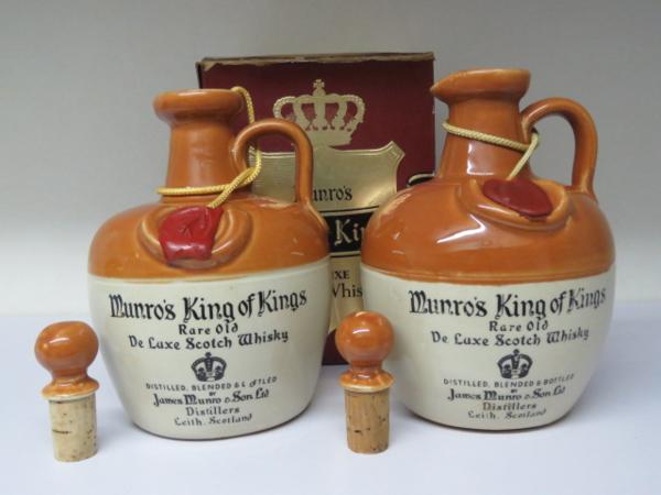 1円!■マンローズ キングオブキングズ 2本■陶器 古酒 未開封