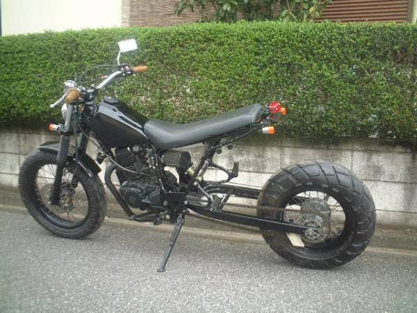 TW200 超ロンスイ 塗装新 千葉県印旛郡 DG07J