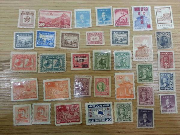 中国切手 未使用 人物 毛沢東等・軍隊・西南等 計35枚おまとめ