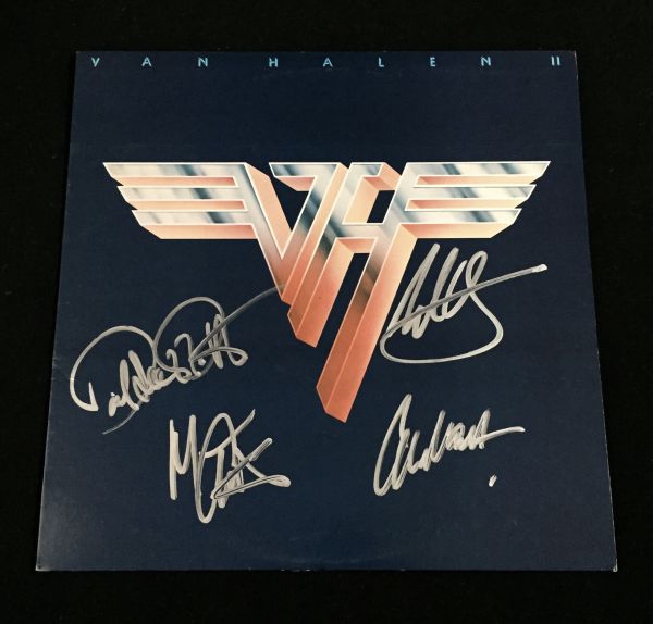 ヴァン・ヘイレン VANHALEN サイン入りレコード ヴァン・ヘイレン Van Halen 直筆サイン レコード 音楽 サイン 【公式