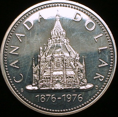 【カナダ大型銀貨】（1976年銘 23.3g プルーフ）