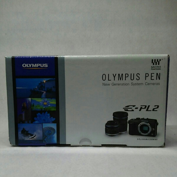 OLYMPUS PEN Lite E-PL2 ダブルズームキット ブラック E-PL2 ダ