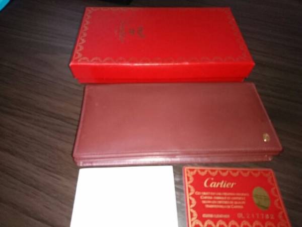 カルティエ caltier パシャ 長財布 中古品