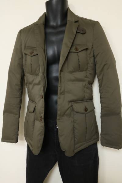 極上美品☆wjk：羊革使い細身テーラード型ダウンジャケット