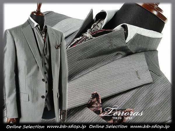 ◆1976◆定7万メンズティノラス ストライプスリーピーススーツL