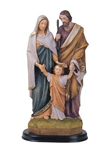 聖家族イエス マリア ヨセフ宗教置物彫像 高さ30cm/ 12 Inch Holy Family Jesus Mary Joseph Religious Figurine Decoration（輸入品