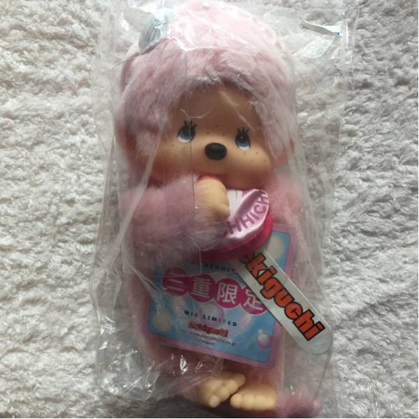 【激レア・三重限定】モンチッチ パール ストラップ ピンク 双子 三重県限定 モンチッチ パール 新品 激レア・三重限定モンチッチ