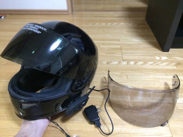 SHOEI Z-6 インカム付 シールド2枚付 ブラック Mサイズ 美品