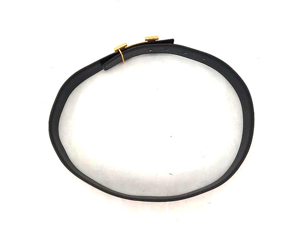 1円 エルメス コンスタンス Hベルト ○V刻印 110 茶×黒 BD556