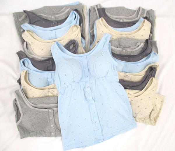 送料無料■kv122■前開きタンクトップ(M)　4種20点