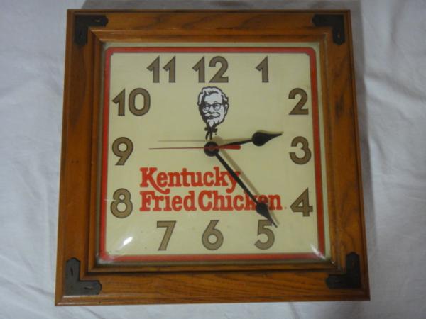 ビンテージ KFC ケンタッキー フライドチキン 掛け時計