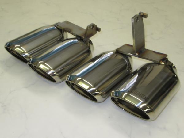 30プリウス用G-FINE左右デュアル出し風マフラーカッター未使用-1