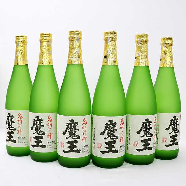 焼酎まとめ売り　古酒 ☆古酒1円～ 6本/本格焼酎 名門の粋 魔王 720ml ※ T6I2083-88 ☆古酒1