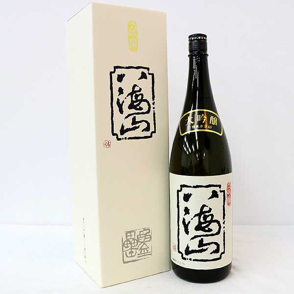 ☆1円～ 箱付/ 八海山 大吟醸 1800ml 製造16.1 N6H28141