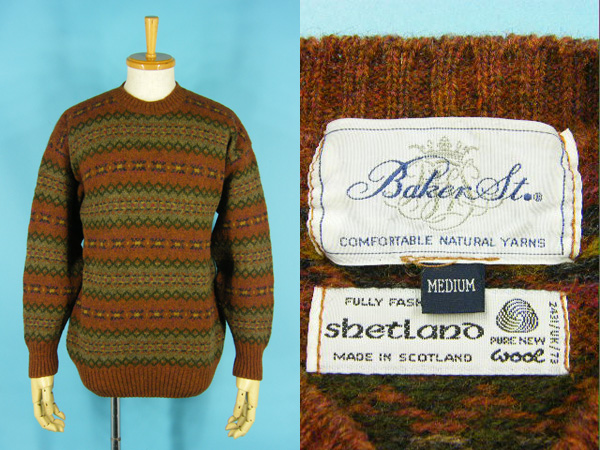 良好 Baker St ベイカーストリート ニットセーター Size M#15486