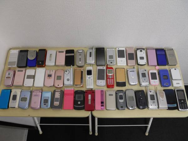 ガラケー 52台 まとめて ジャンク品 携帯電話　