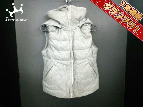 プラステ ダウンベスト 2 レディース グレー 冬物 PLS+T(PLST)