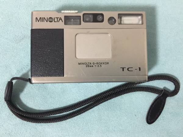 ミノルタ TC-1 G-ROKKOR 28mm 1:3.5 コンパクトカメラ 中古品