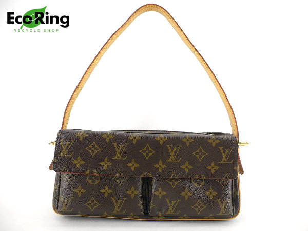 1円 美品 ヴィトン M51164 モノグラム ヴィバシテMM バッグBN647