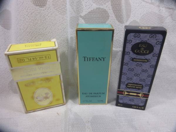 【香水】TIFFANY ＆ GUCCI ＆NINA RICCI 3点セット