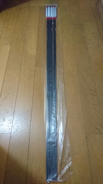 弓道遠的矢カーボン矢6本組 イーストン 3-18/560 新品未使用