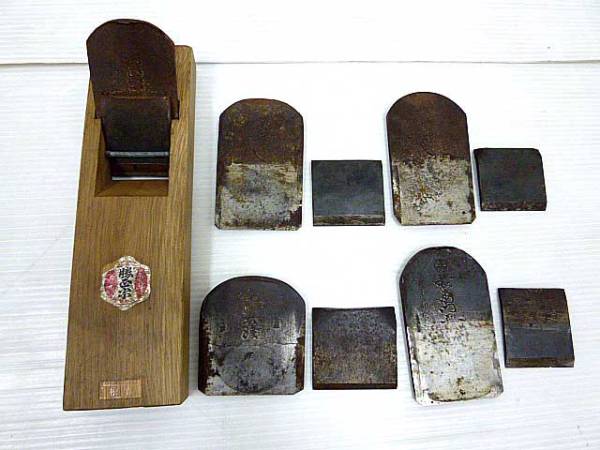 ジャンク 鉋 刃 雪峰など5個セット(7386)